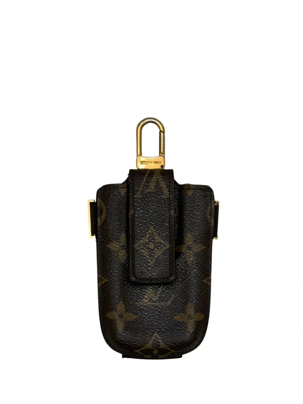 LOUIS VUITTON - BROWN TAN MONOGRAM ETUI PM MULTI USE CASE